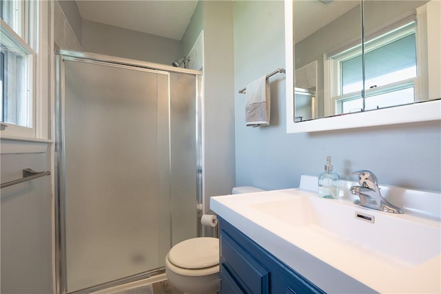 1203 Temple Ave, Effingham, IL 62401 - full bath with vanity and a stall shower