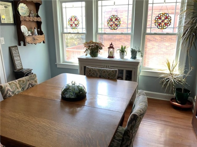 1905 N Vermilion St, Danville, IL 61832 - dining area with wood finished floors and baseboards