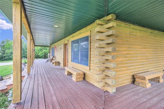 9092 N County Road 2150 E, Ashmore, IL 61912 - view of wooden deck
