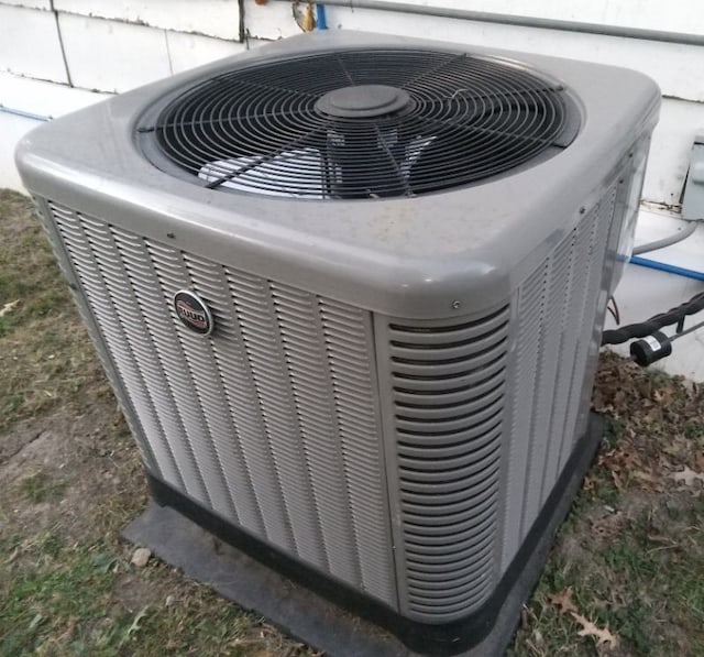 exterior details with central AC unit