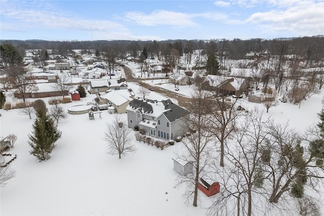 2 Rosewood Ct, Paris, IL 61944 - view of snowy aerial view
