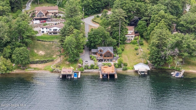 41 Trinity Rock Rd, Lake George, NY 12845 - aerial view of property and surrounding area featuring a large body of water