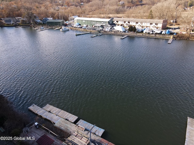 82 N Williams St, Whitehall, NY 12887 - drone / aerial view featuring a water view