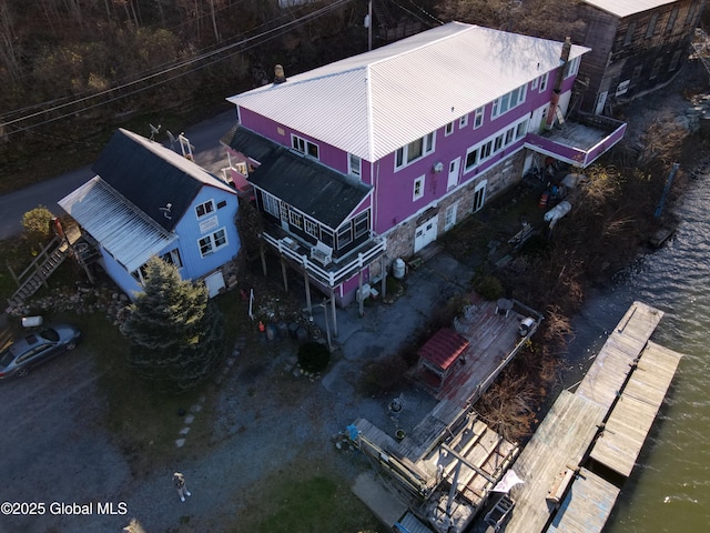82 N Williams St, Whitehall, NY 12887 - aerial view with a water view