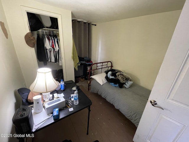 82 N Williams St, Whitehall, NY 12887 - bedroom featuring a closet and wood finished floors