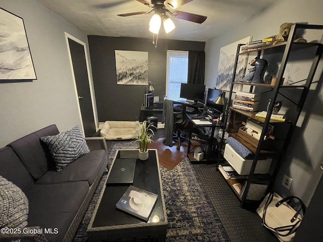 82 N Williams St, Whitehall, NY 12887 - living room with ceiling fan