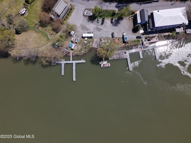 82 N Williams St, Whitehall, NY 12887 - drone / aerial view featuring a water view