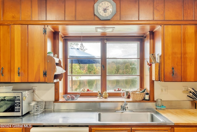 kitchen with sink and dishwasher