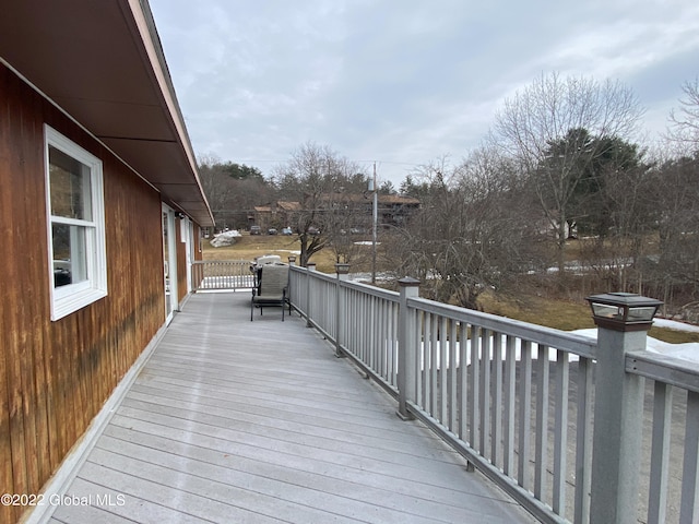 view of deck