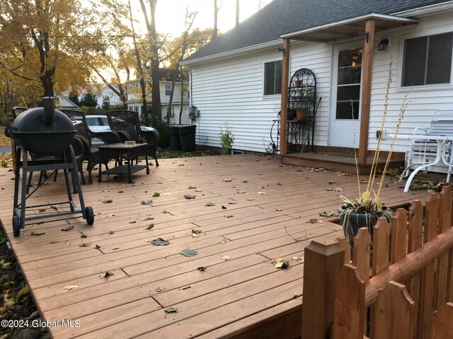view of deck