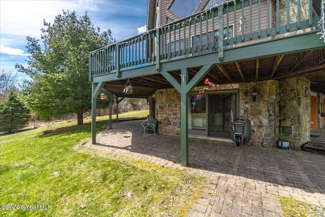 view of patio / terrace featuring a deck