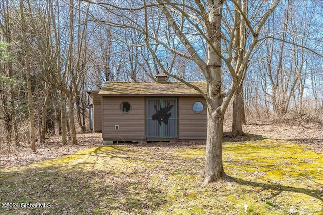 view of shed / structure