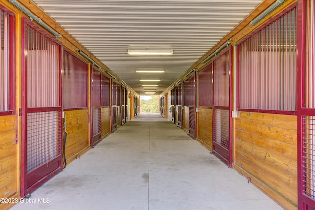 view of horse barn