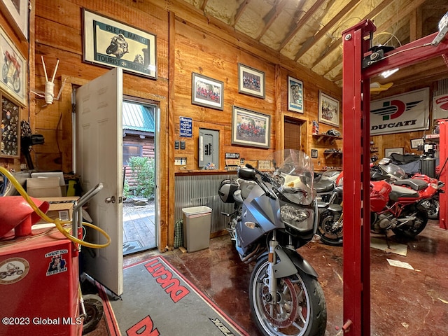 view of storage room