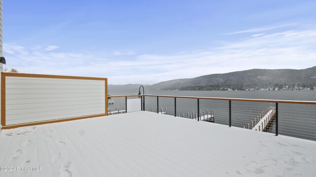 1 Kurosaka Ln Unit B, Lake George Village, NY 12845 - exterior space featuring a water and mountain view