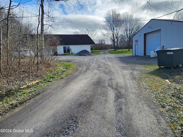 view of road