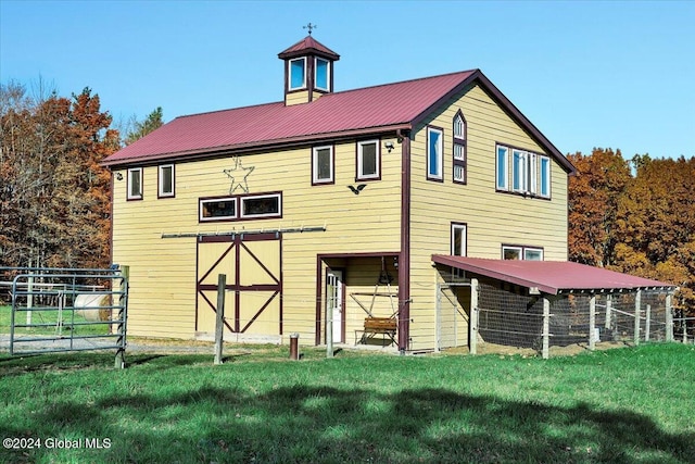 view of rear view of property