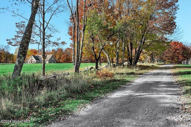 view of road