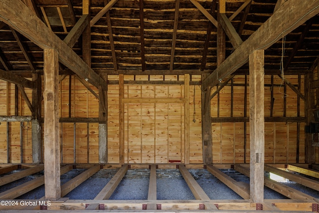 view of horse barn