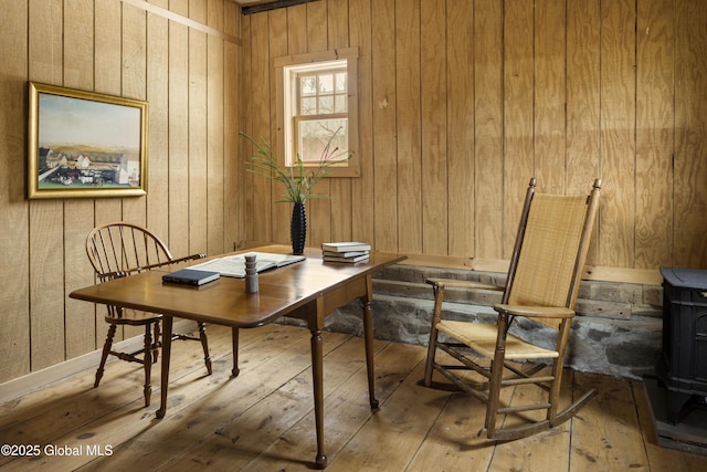 interior space featuring light hardwood / wood-style flooring