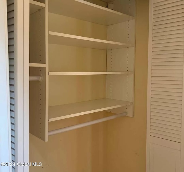 view of closet