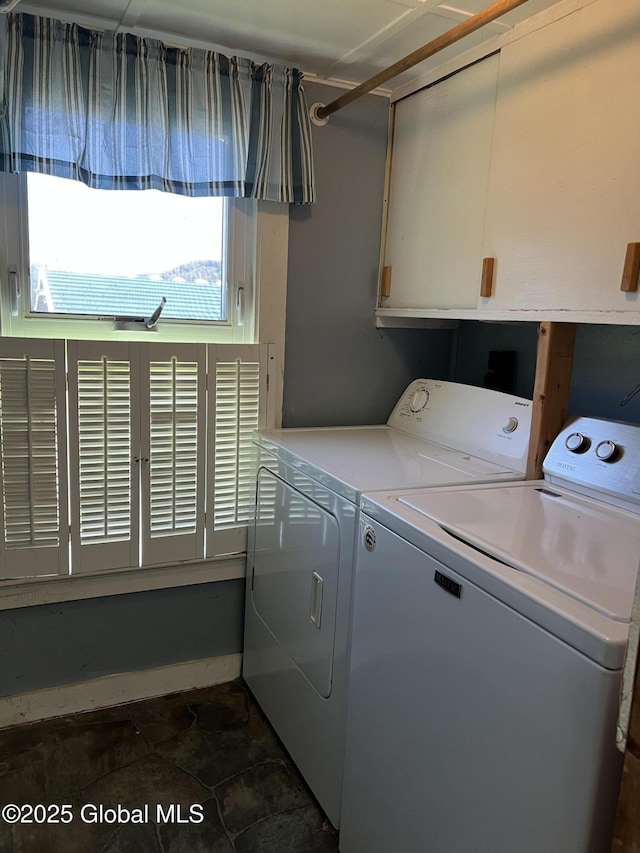 16603 State Route 22, Putnam, NY 12861 - laundry room featuring washing machine and dryer and cabinet space