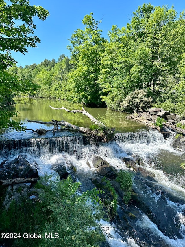 view of water feature