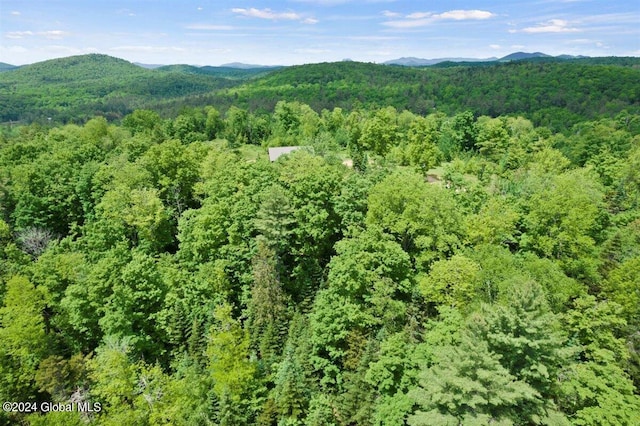 bird's eye view featuring a mountain view