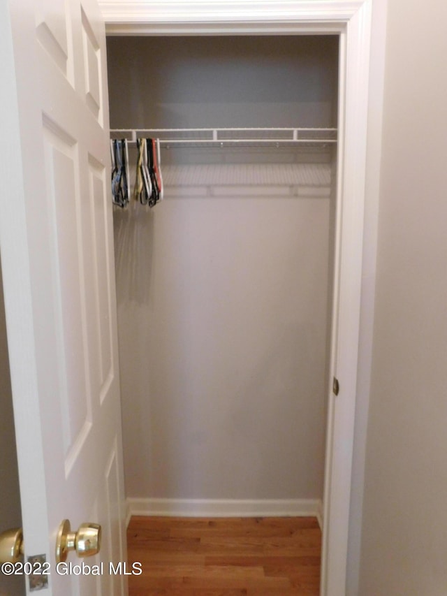 view of closet