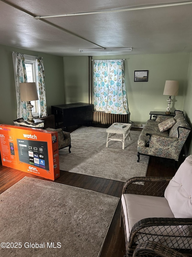 interior space featuring hardwood / wood-style flooring