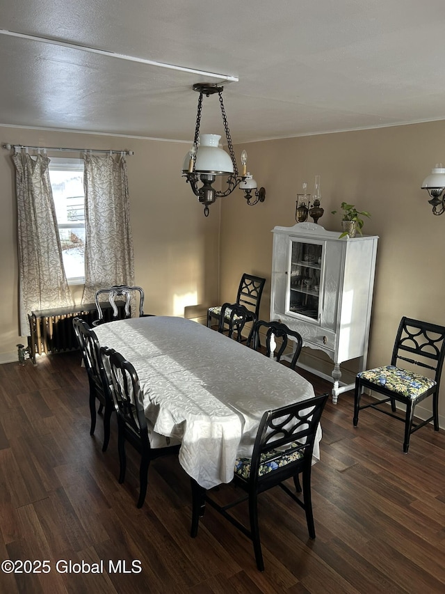 dining room featuring dark hardwood / wood-style floors