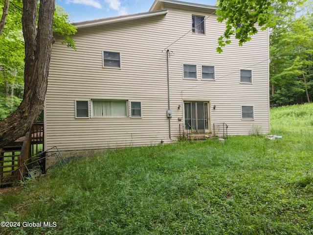 view of rear view of house