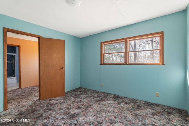 unfurnished bedroom featuring carpet floors