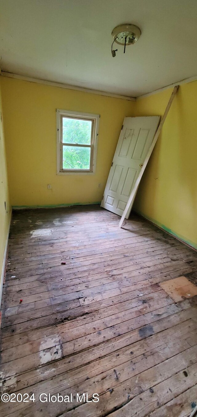 interior space featuring wood-type flooring