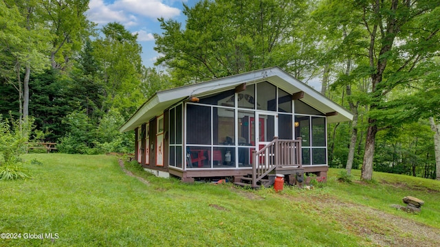 2769 State Route 8 # 2, Speculator, NY 12164 - view of outbuilding featuring a sunroom