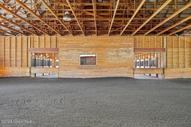 view of horse barn