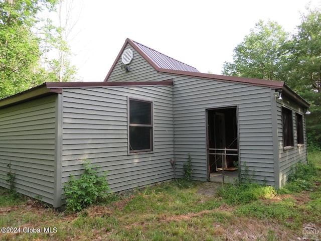 view of back of property