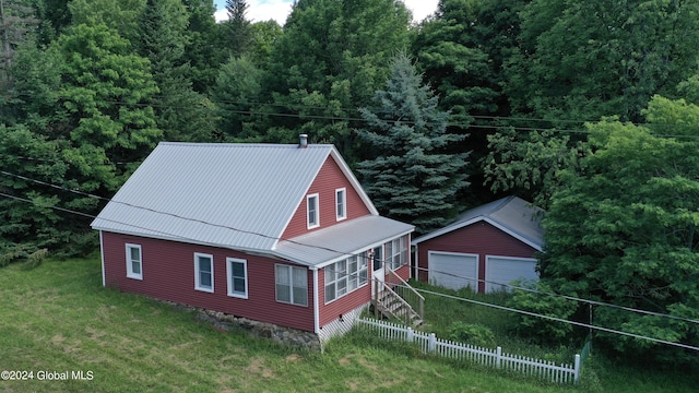 302 Edwards Hill Rd, Johnsburg, NY 12811 - bird's eye view