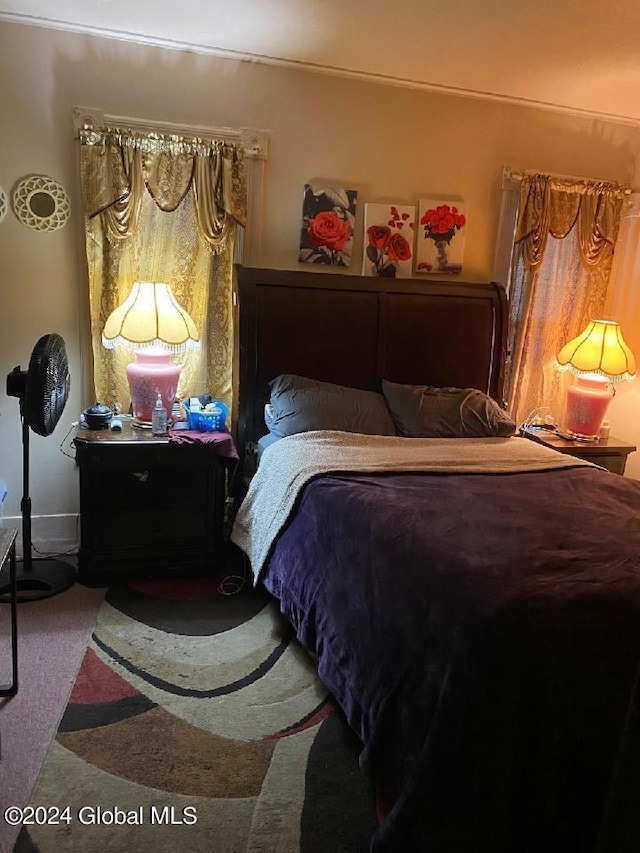 bedroom featuring carpet floors