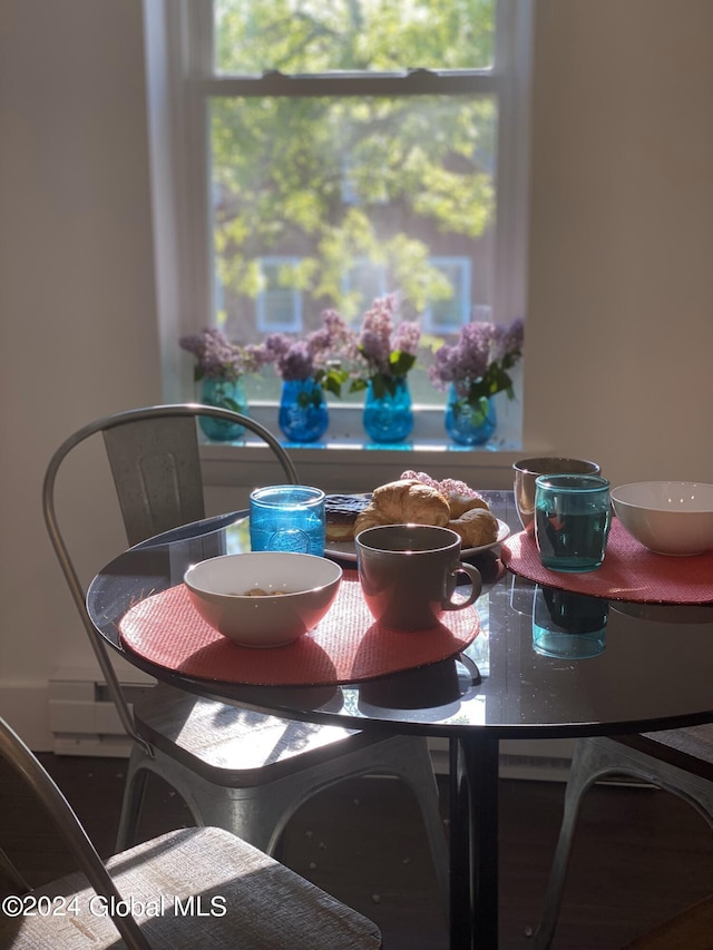 view of dining space