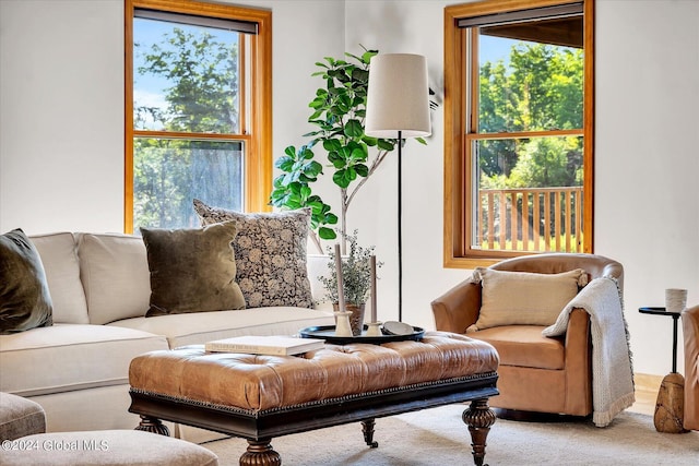 view of living room