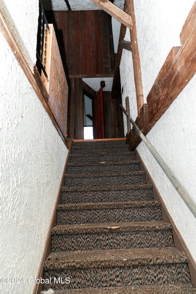 view of stairs