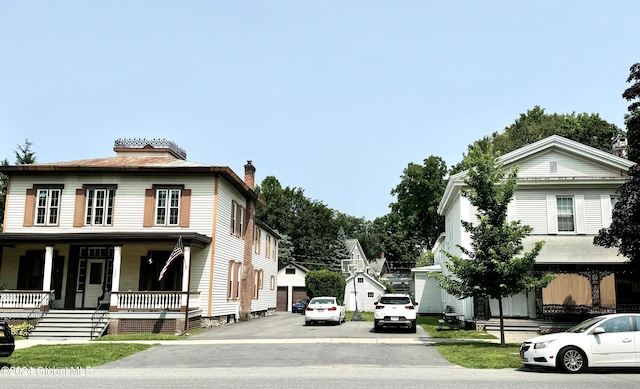 exterior space featuring a porch