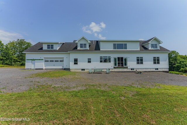 189 Flood Rd, Westerlo, NY 12193 - view of front facade with a garage and a front lawn