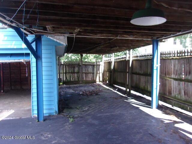 2119 Broadway, Schenectady, NY 12306 - view of patio / terrace with fence
