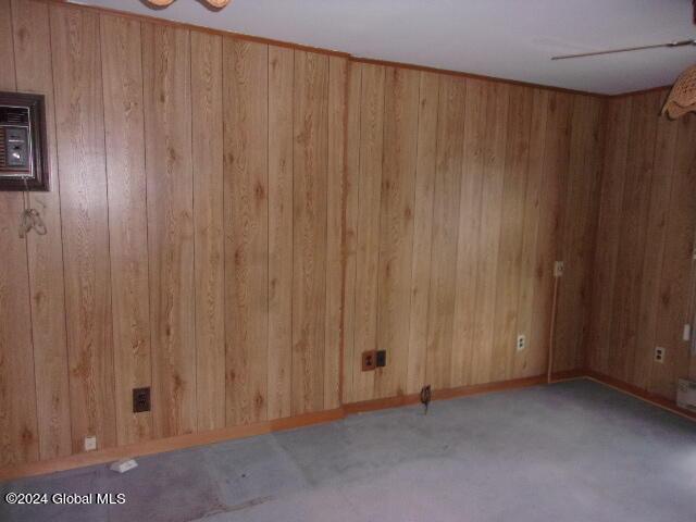 2119 Broadway, Schenectady, NY 12306 - spare room featuring wooden walls
