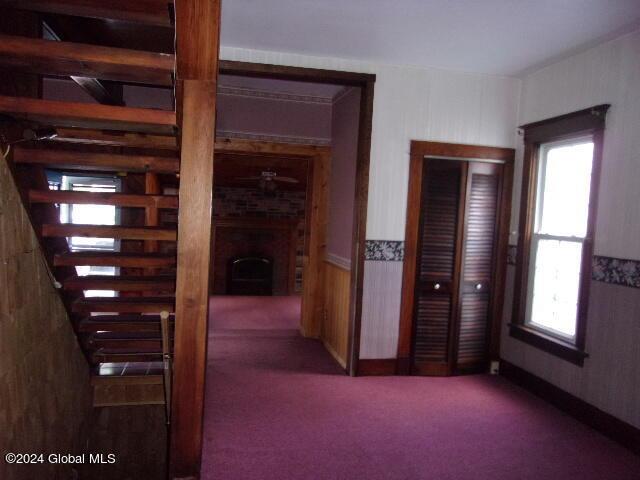 2119 Broadway, Schenectady, NY 12306 - corridor featuring carpet floors