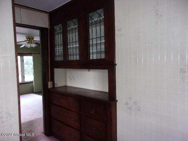 2119 Broadway, Schenectady, NY 12306 - interior space featuring carpet flooring and ceiling fan