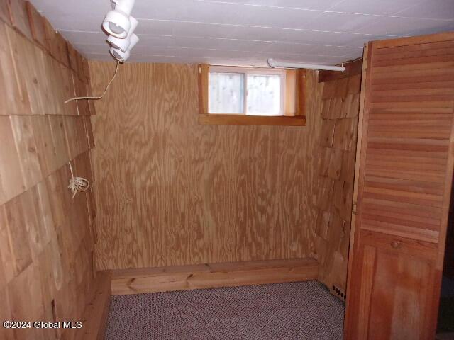 2119 Broadway, Schenectady, NY 12306 - below grade area with wooden walls