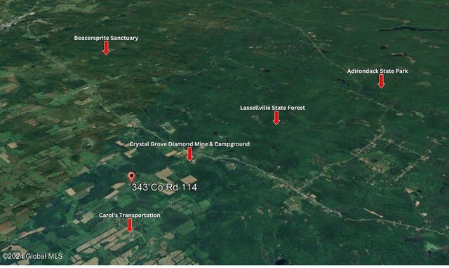 343 County Highway 114, Oppenheim, NY 13452 - aerial map of property and surrounding area